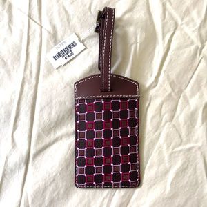 J.Crew Tie Silk Luggage Tag